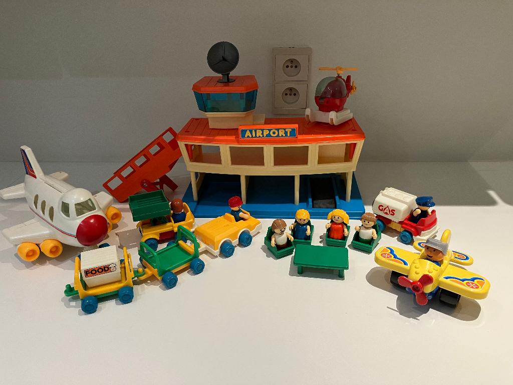 Vintage Lil Playmates vliegveld + vliegtuig, Verzamelen, Ophalen, Overige typen