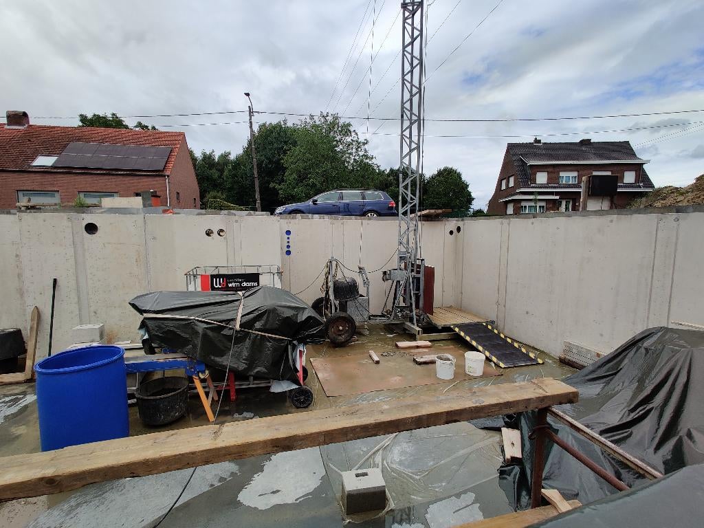 Bouwlift 6m, Bricolage & Construction, Enlèvement, Utilisé, Ascenseur de chantier