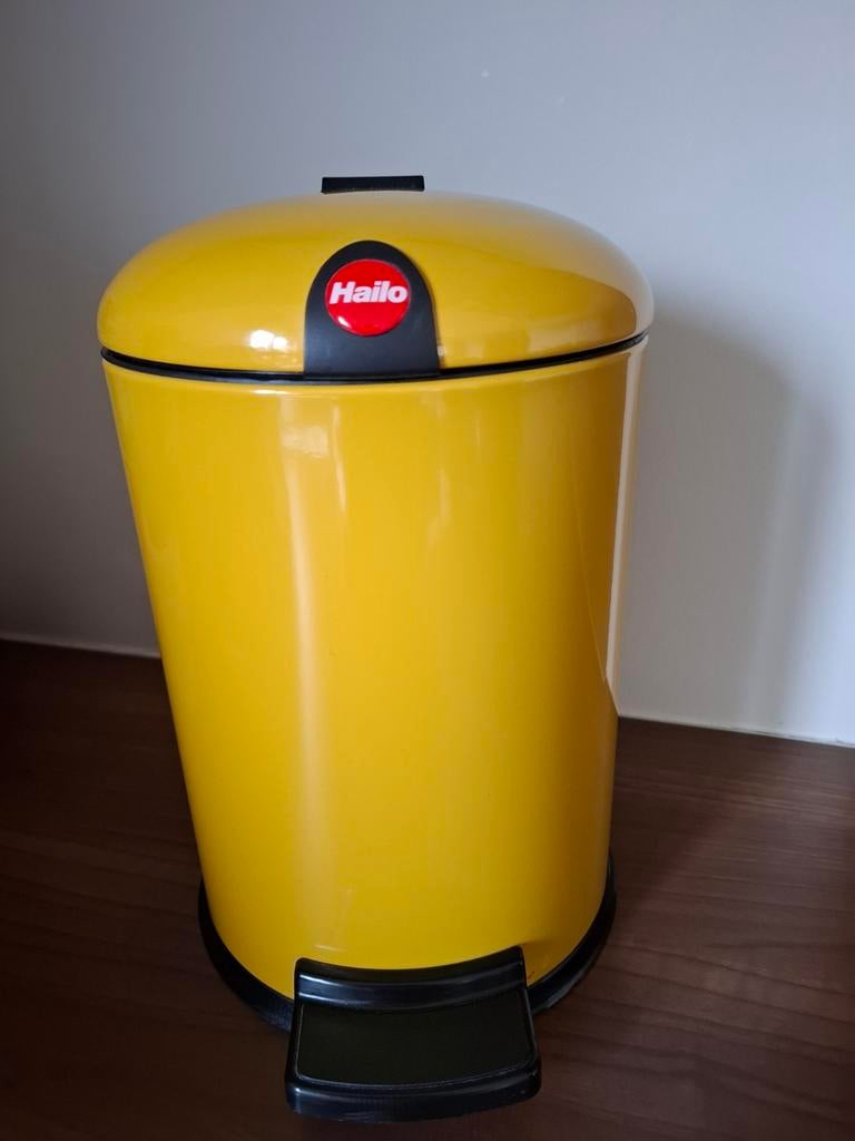 Hailo pedaalemmer solid S 4L geel, Ophalen of Verzenden