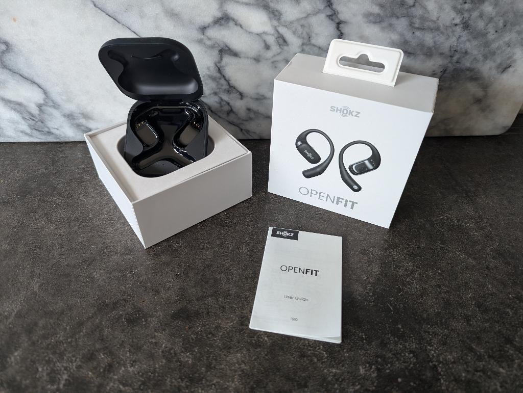 Shokz OpenFit Oplaadcase (T910), Enlèvement ou Envoi, Comme neuf, Intra-auriculaires (Earbuds)