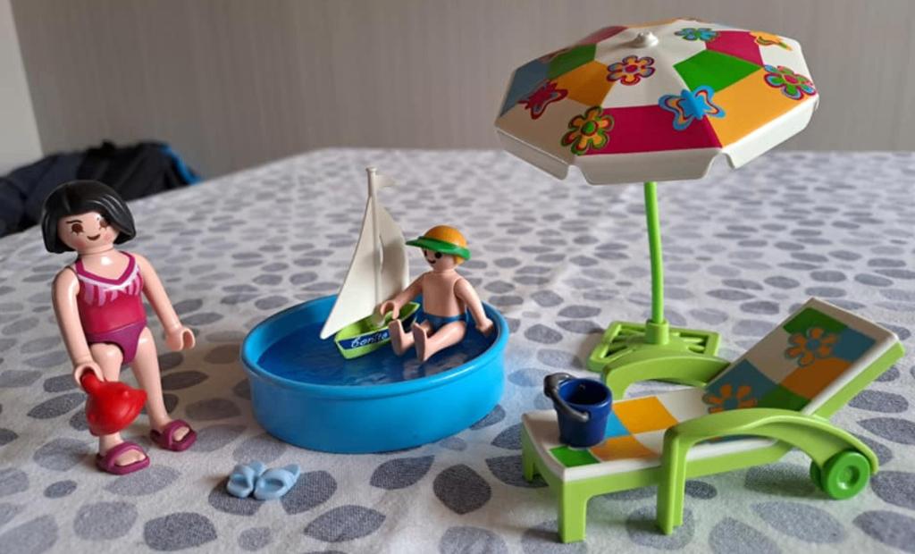 Playmobil 4864 - piscine pour enfants, Enfants & Bébés, Enlèvement ou Envoi, Utilisé, Ensemble complet