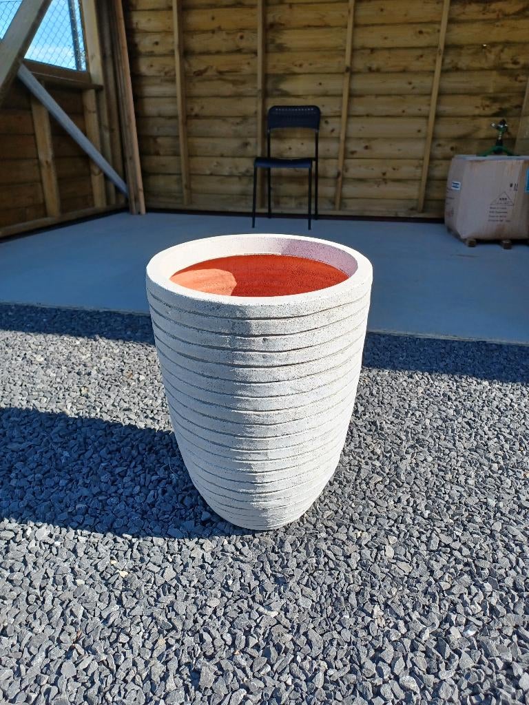 CAPRI EUROPE GROTE BLOEMPOT, Tuin en Terras, 25 tot 40 cm, Kunststof, Gebruikt, Ophalen of Verzenden