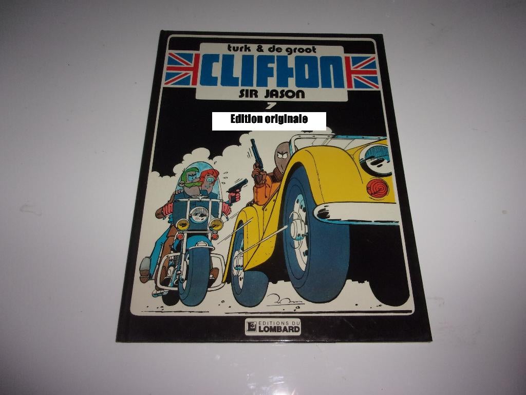 bd sir jason Clifton 7 eo cartonnée, Enlèvement