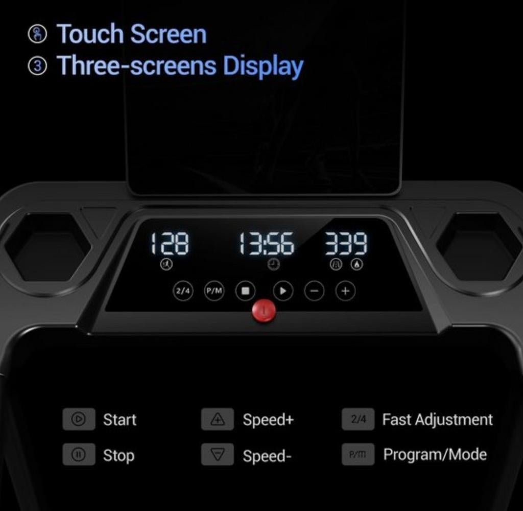 Tapis roulant à écran tactile jusqu'à 12 km/h, Contacts & Messages, Appels Sport, Hobby & Loisirs