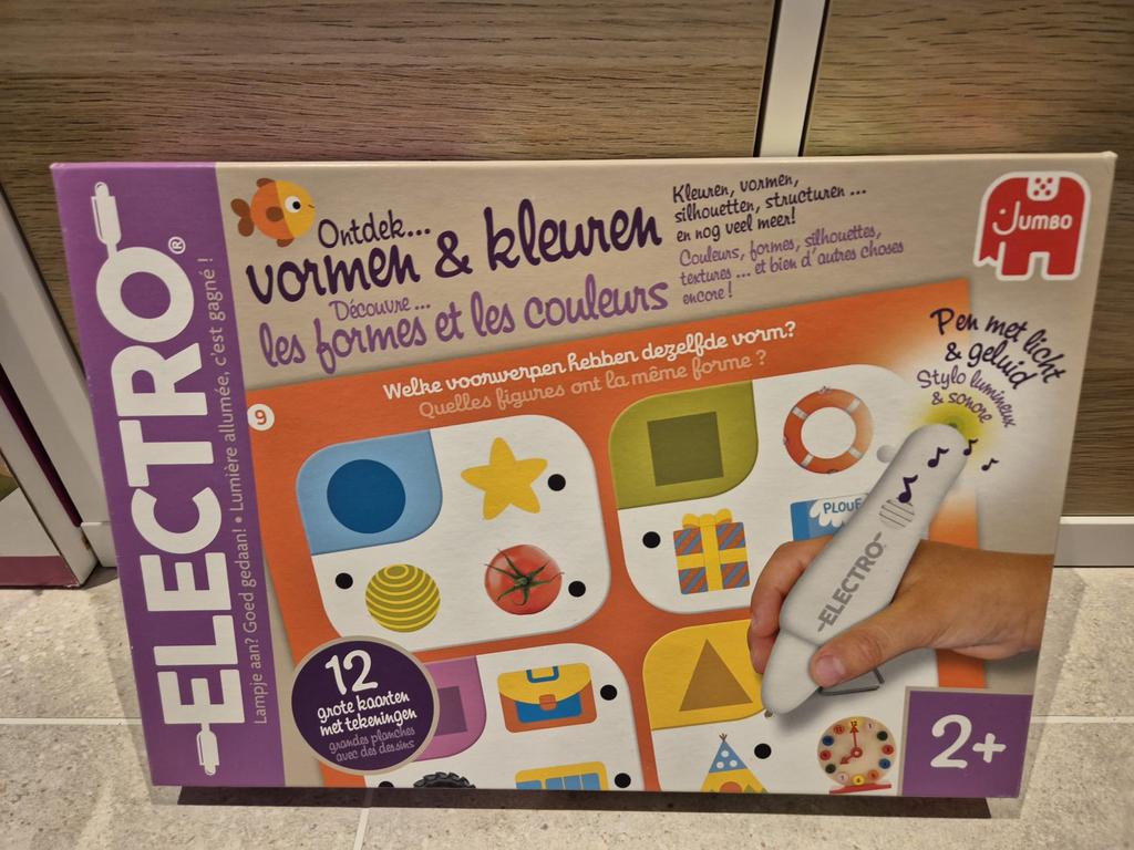 Jumbo Electro - Vormen & Kleuren, Kinderen en Baby's, Speelgoed | Educatief en Creatief, Gebruikt, Ontdekken, Met geluid, Ophalen of Verzenden