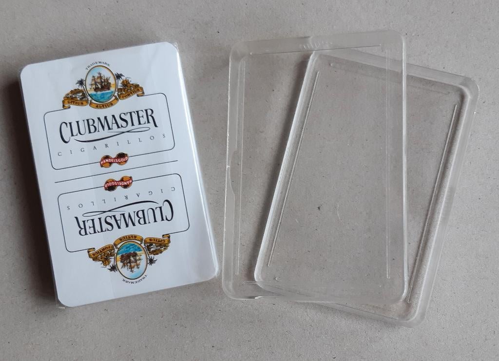 SPEELKAARTEN CIGARILLOS CLUBMASTER RECLAME TABAK TABAC., Verzamelen, Speelkaarten, Jokers en Kwartetten, Ophalen of Verzenden