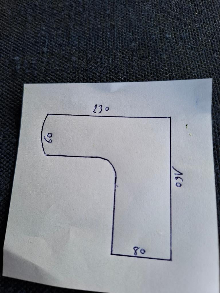 Bureau, Huis en Inrichting, Bureaus, Ophalen, Hout, Hoekbureau, Bruin