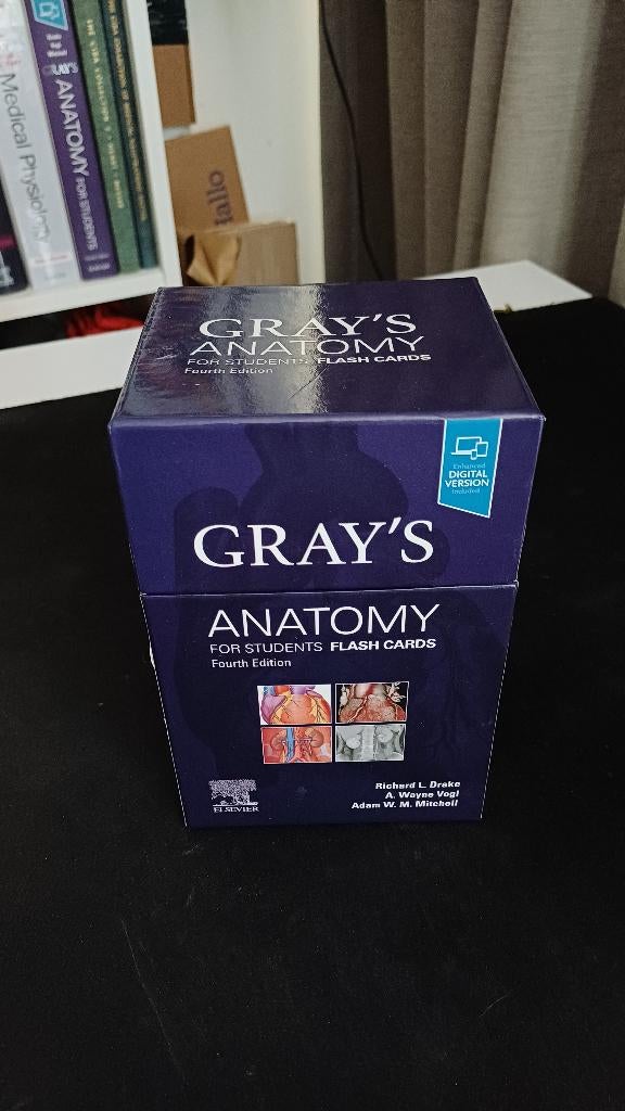Gray's anatomy Flashcards 4e, Ophalen of Verzenden, Zo goed als nieuw, Natuurwetenschap, Elsevier