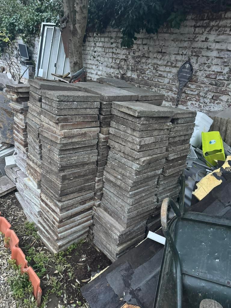 Dalle beton occasion 30x30x4, Enlèvement, Utilisé