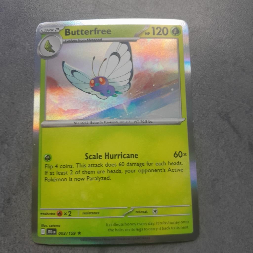 Butterfree 003/159, Ophalen