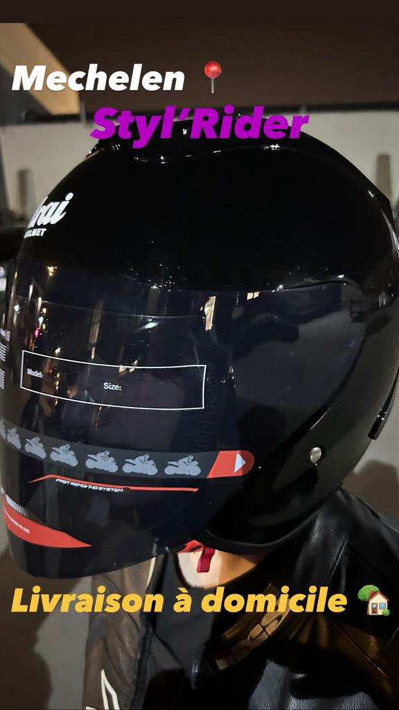 Casque Moto Scooter Arai Helmet Intercom Quad Lock neuf etui, M, Arai, Casque jet, Enlèvement