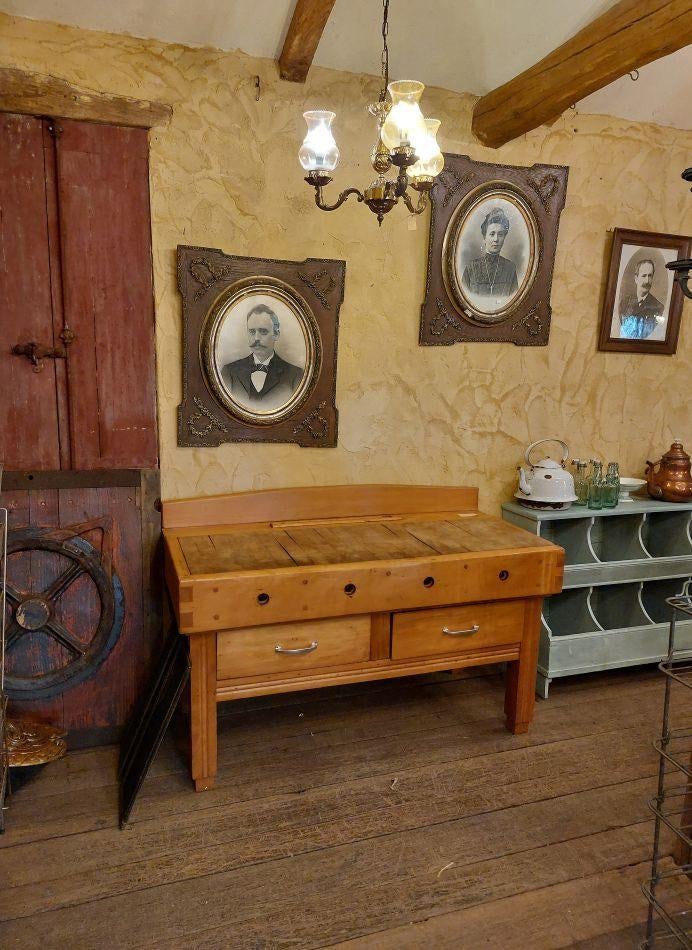 groot oud kapblok met 2 lades, Antiek en Kunst, Curiosa en Brocante, Ophalen