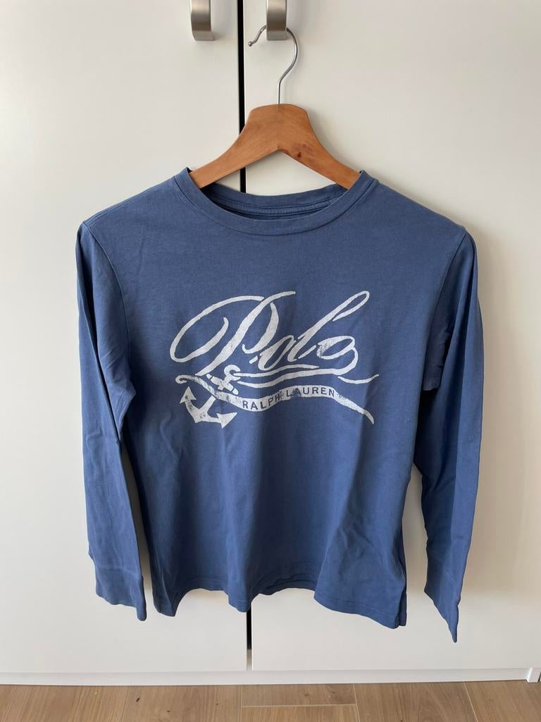 Polo Ralph Lauren longsleeve - m (10-12), Ophalen, Gebruikt, Jongen, Shirt of Longsleeve