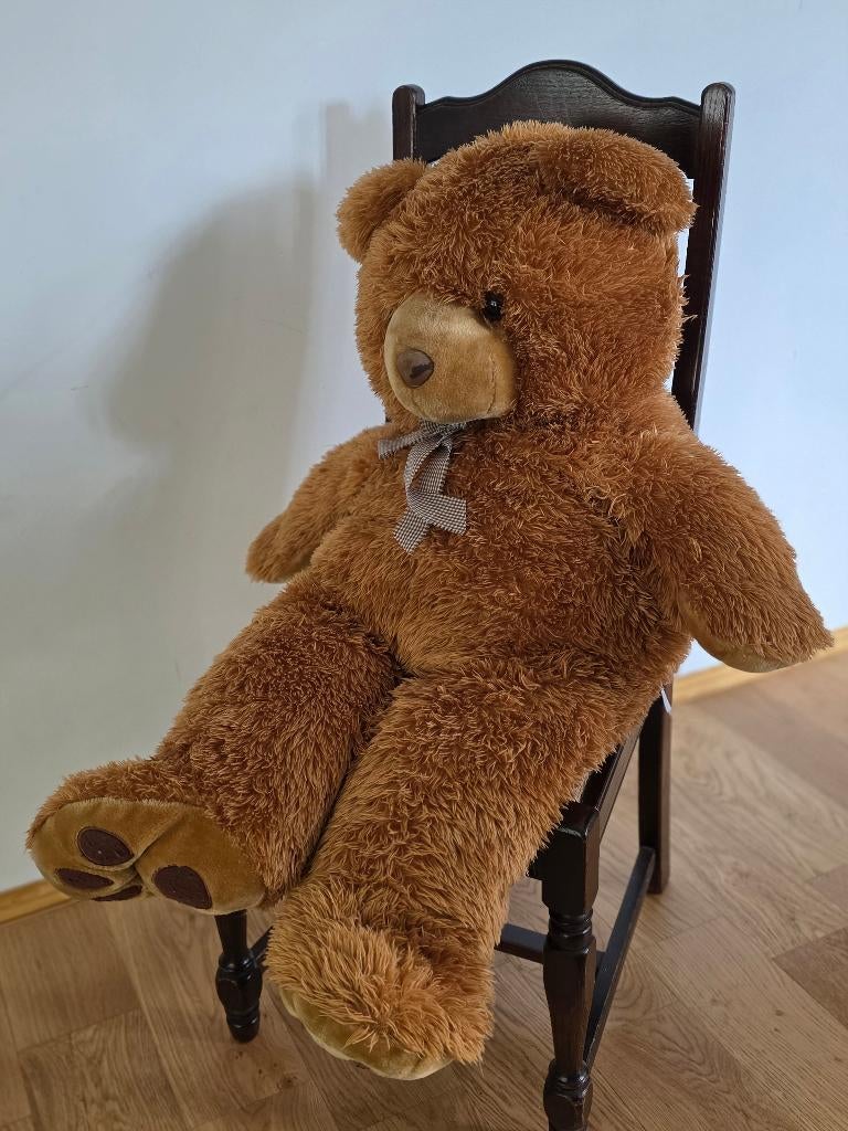 Beer knuffelbeer ruim 1meter groot!, Verzamelen, Beren en Cherished Teddies, Ophalen of Verzenden, Zo goed als nieuw