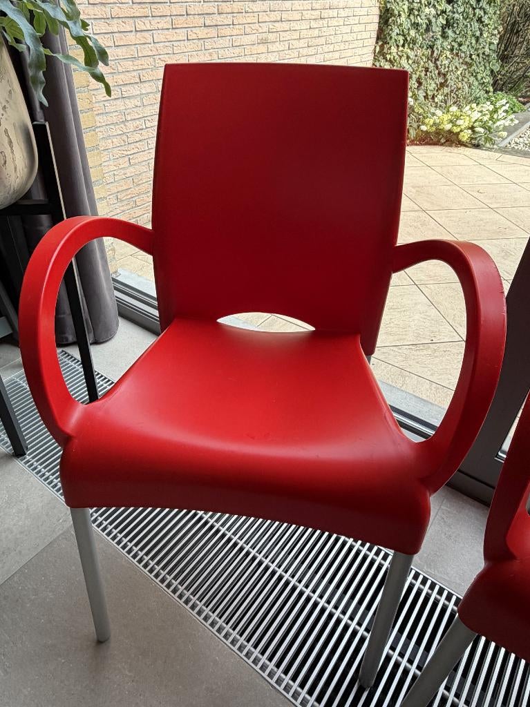 stoeltjes van Papatya, Huis en Inrichting, Stoelen, Ophalen, Kunststof, Twee, Zo goed als nieuw