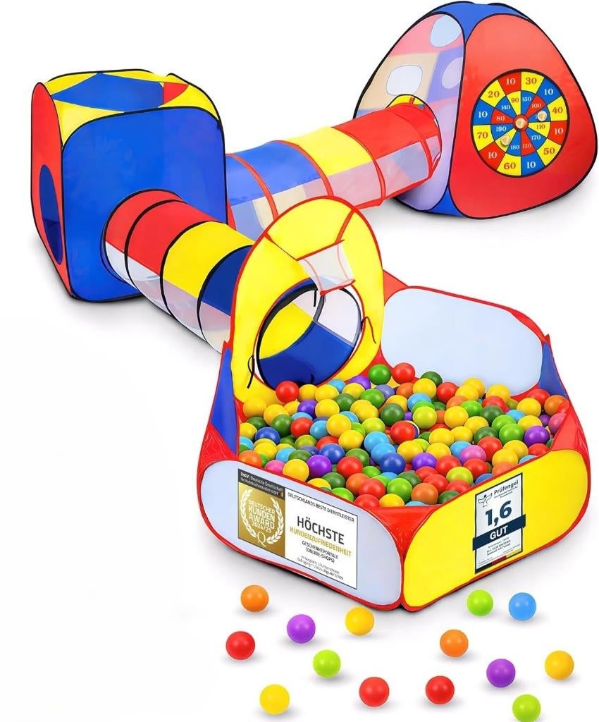 Piscine à balles avec tentes et tunnels, Enfants & Bébés, Enlèvement, Comme neuf