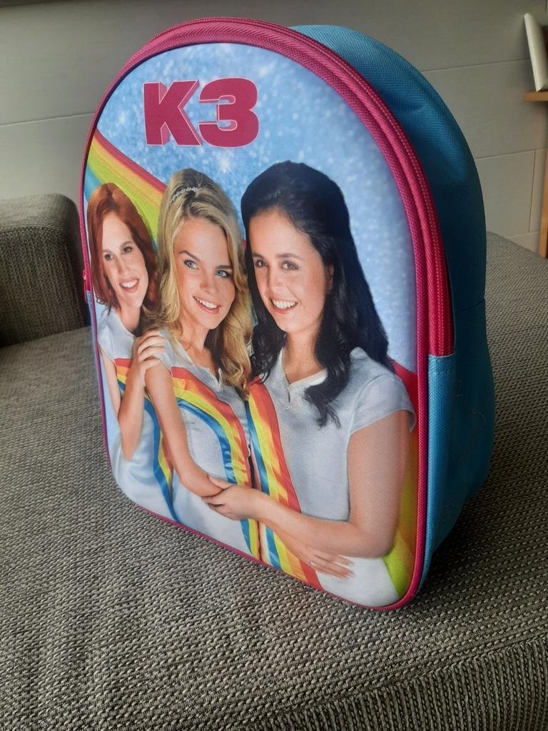 K3 - rugzak - blauw met roze, Ophalen of Verzenden, Blauw