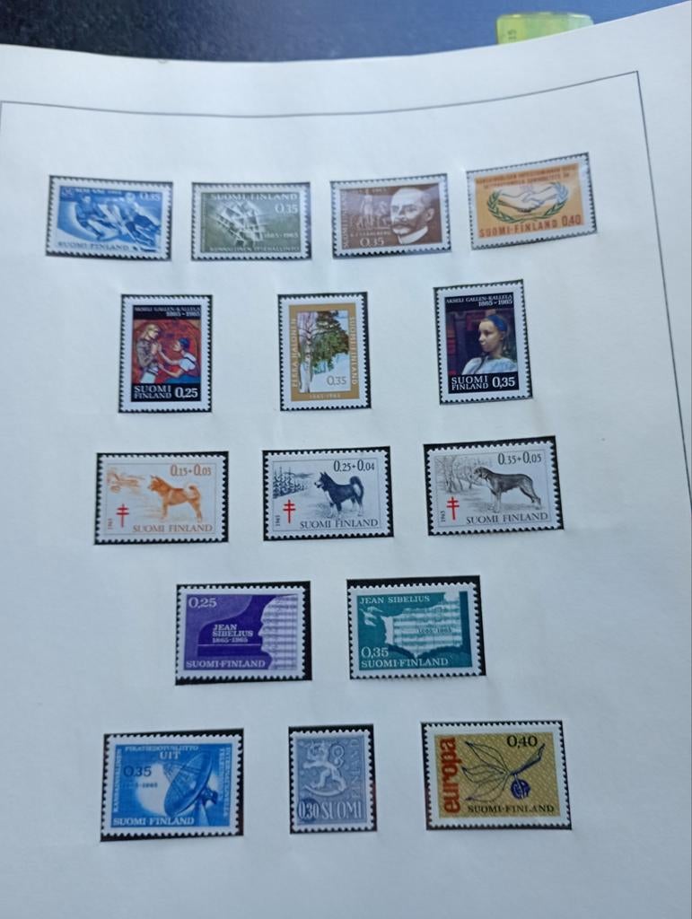 G14) postfrisse postzegels Finland 1965/1975, Ophalen of Verzenden