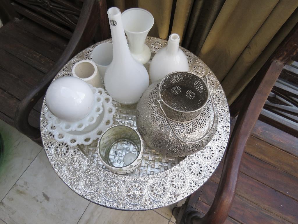 Table d'appoint ronde en métal Plateau, Enlèvement ou Envoi, Rond