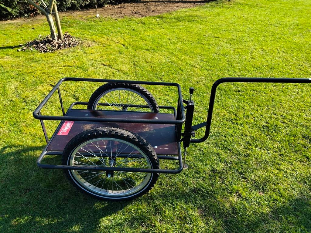 Fiets aanhangwagen, Ophalen