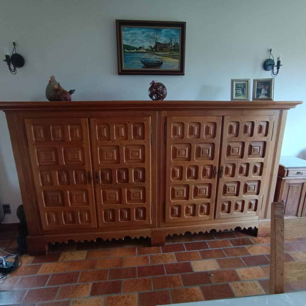 Meuble buffet, Maison & Meubles, Armoires | Dressoirs, Chêne, Enlèvement