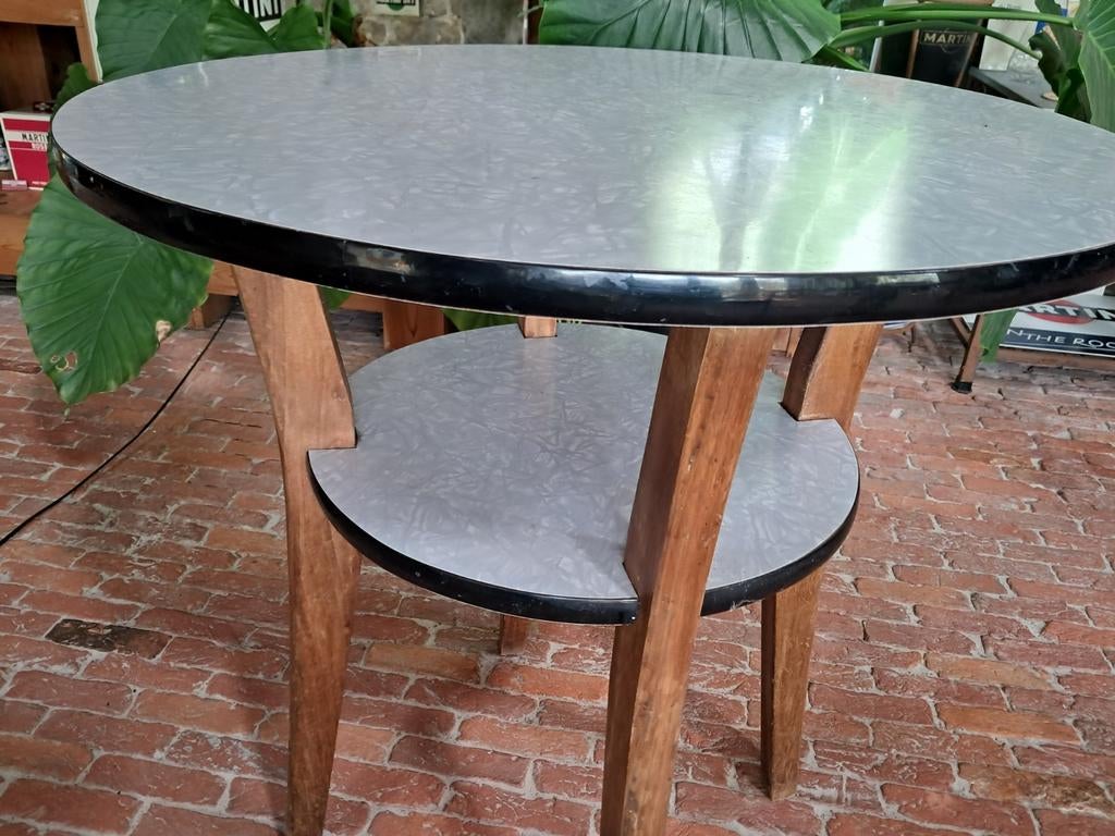 Vintage kaarttafel, Huis en Inrichting, Tafels | Eettafels, Ophalen