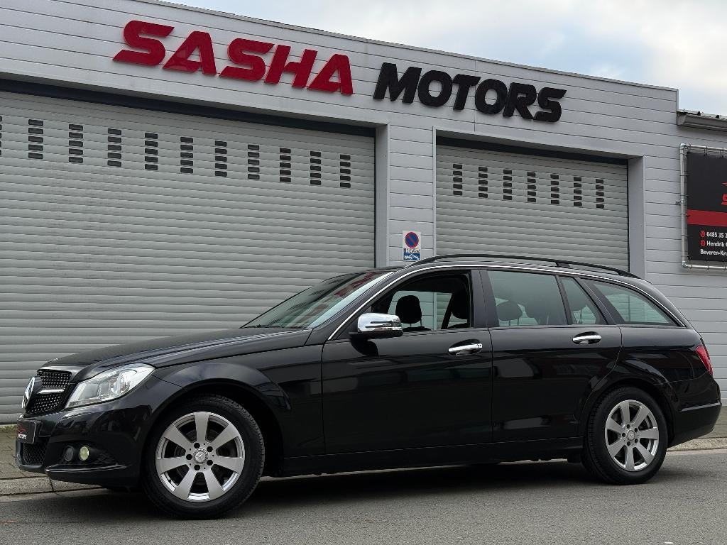 Mercedes-Benz C200 CDi Break | 221.000 KM | Belgische Wagen, Voorwielaandrijving, Euro 5, Stof, Zwart