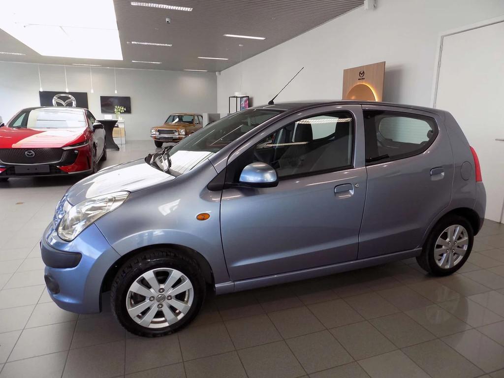 Nissan Pixo 1.0i Acenta + Airco (bj 2011), Auto's, Stof, Zwart, Blauw, 996 cc