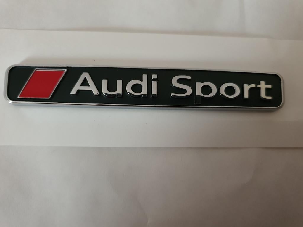 Logo Audi Sport pour coffre, chromé ou noir, Enlèvement ou Envoi