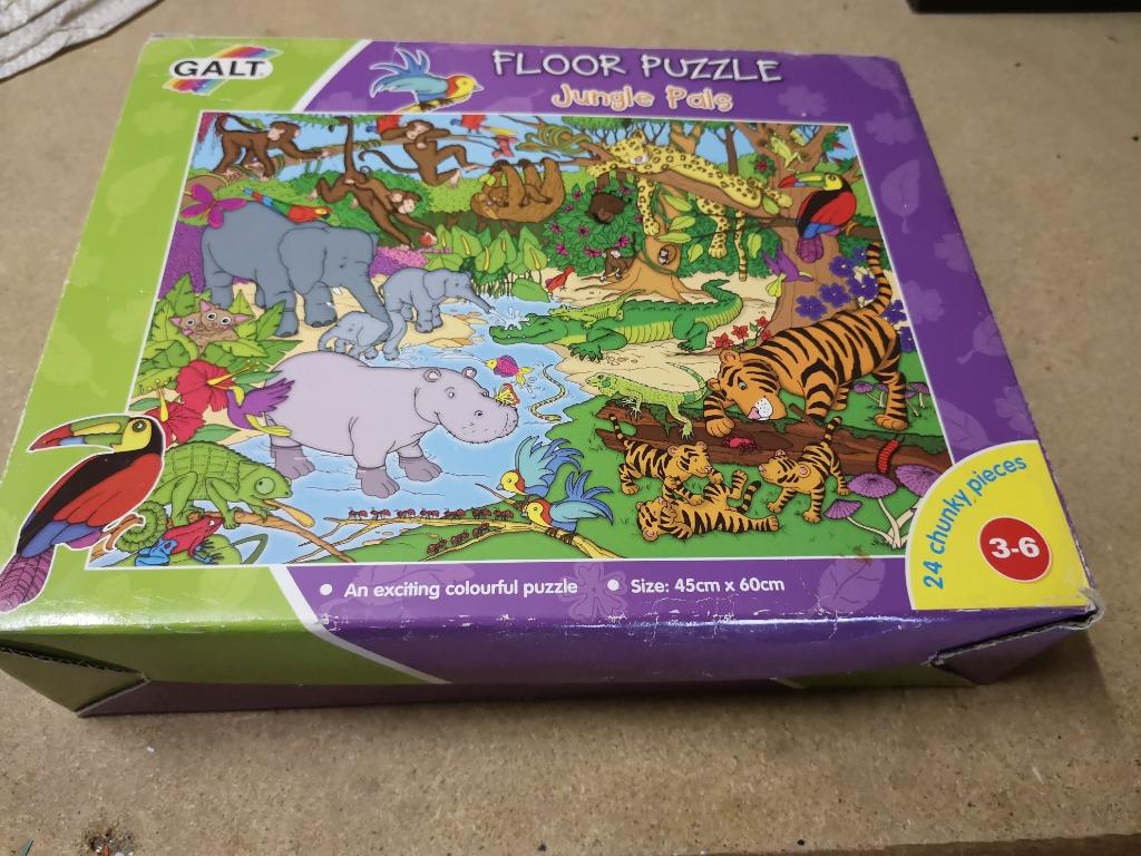 vloerpuzzel, Ophalen of Verzenden, 10 tot 50 stukjes, Gebruikt