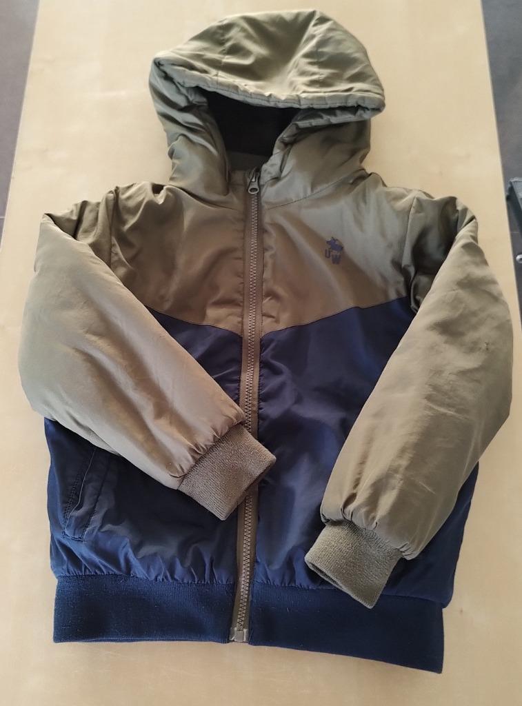 Kaki winterjas (bomberjack), maat 128, Ophalen of Verzenden, Jongen, Jas, Bel en Bo