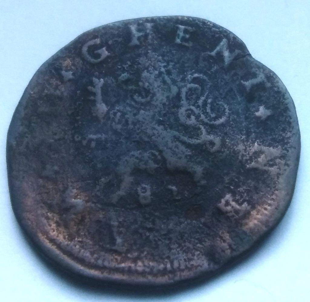 XII, mites, 1582, GAND, Français d'Anjou, duc d'Alençon, Timbres & Monnaies, Monnaies | Belgique, Enlèvement ou Envoi, Autre, Monnaie en vrac