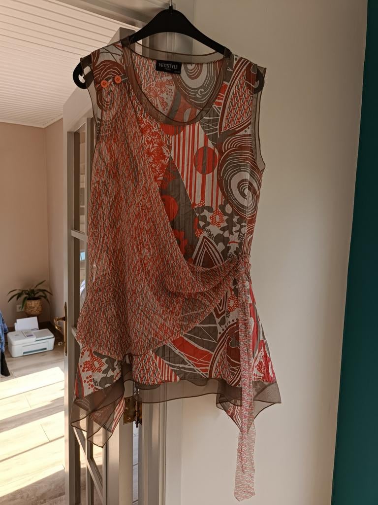 Gevlekte tuniekjurk met sluier | Vetistyle Paris, Kleding | Dames, Ophalen of Verzenden