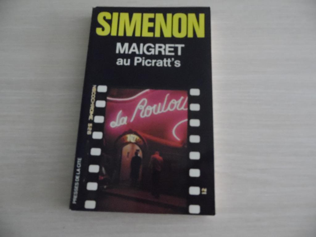 MAIGRET AU PICRATT'S       SIMENON, Ophalen of Verzenden, Zo goed als nieuw, Georges Simenon