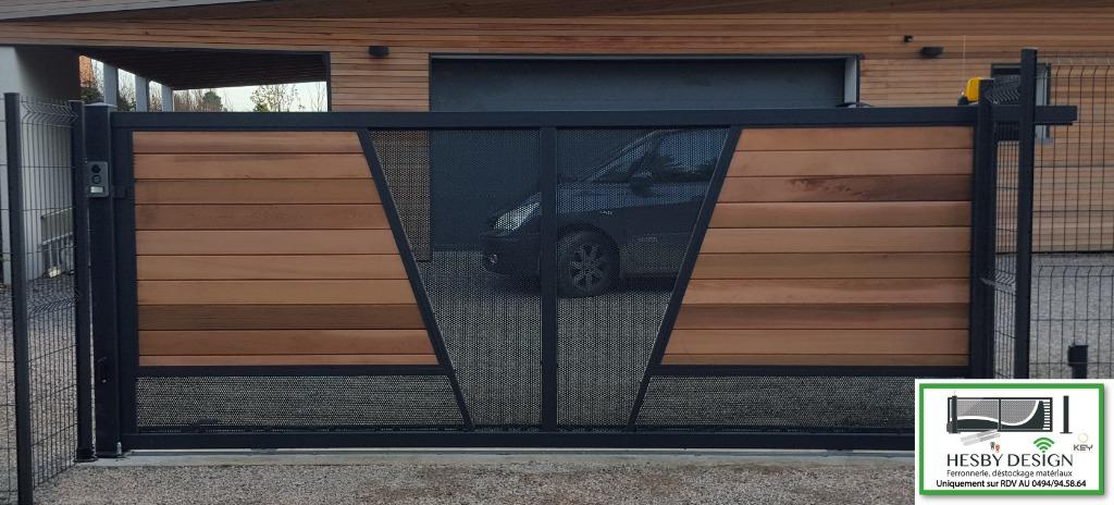 barrière - portail coulissant - battant -autoportant NEUF, Neuf, Portail battant, 150 à 200 cm, Enlèvement