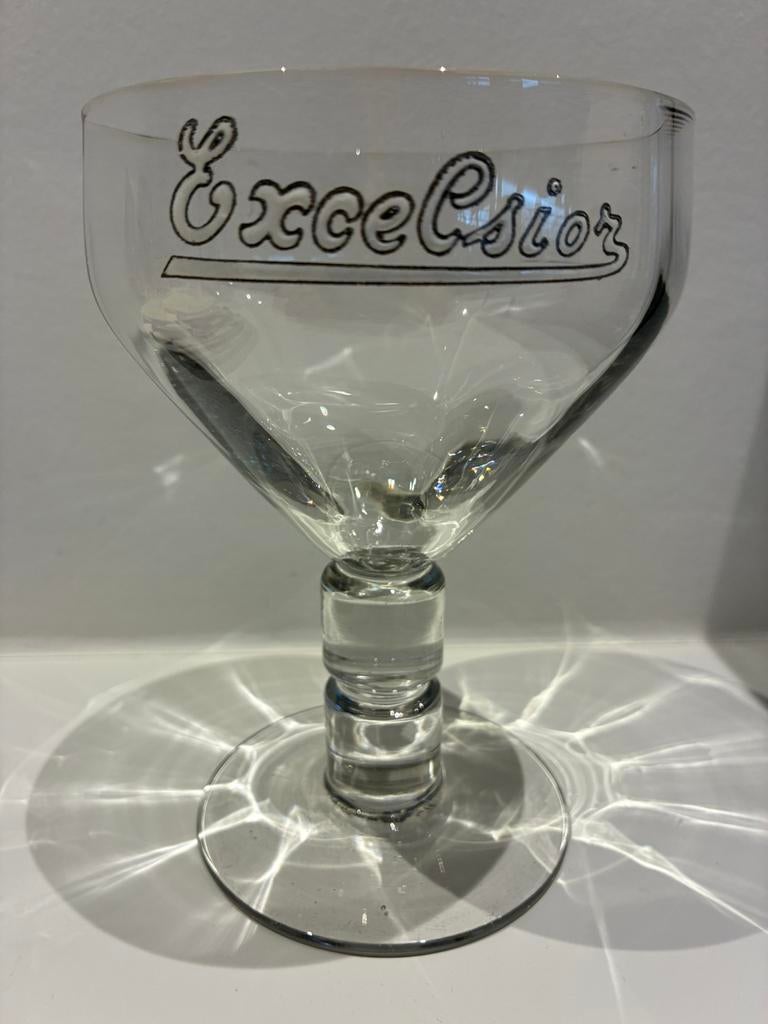 Verre émaillé 33cl EXCELSIOR, Collections, Verres & Petits Verres, Enlèvement ou Envoi, Comme neuf
