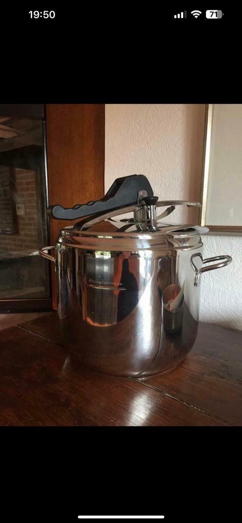 Lagostina snelkookpan met mandje, Ophalen, Nieuw, Inox, Kookpan of Snelkookpan