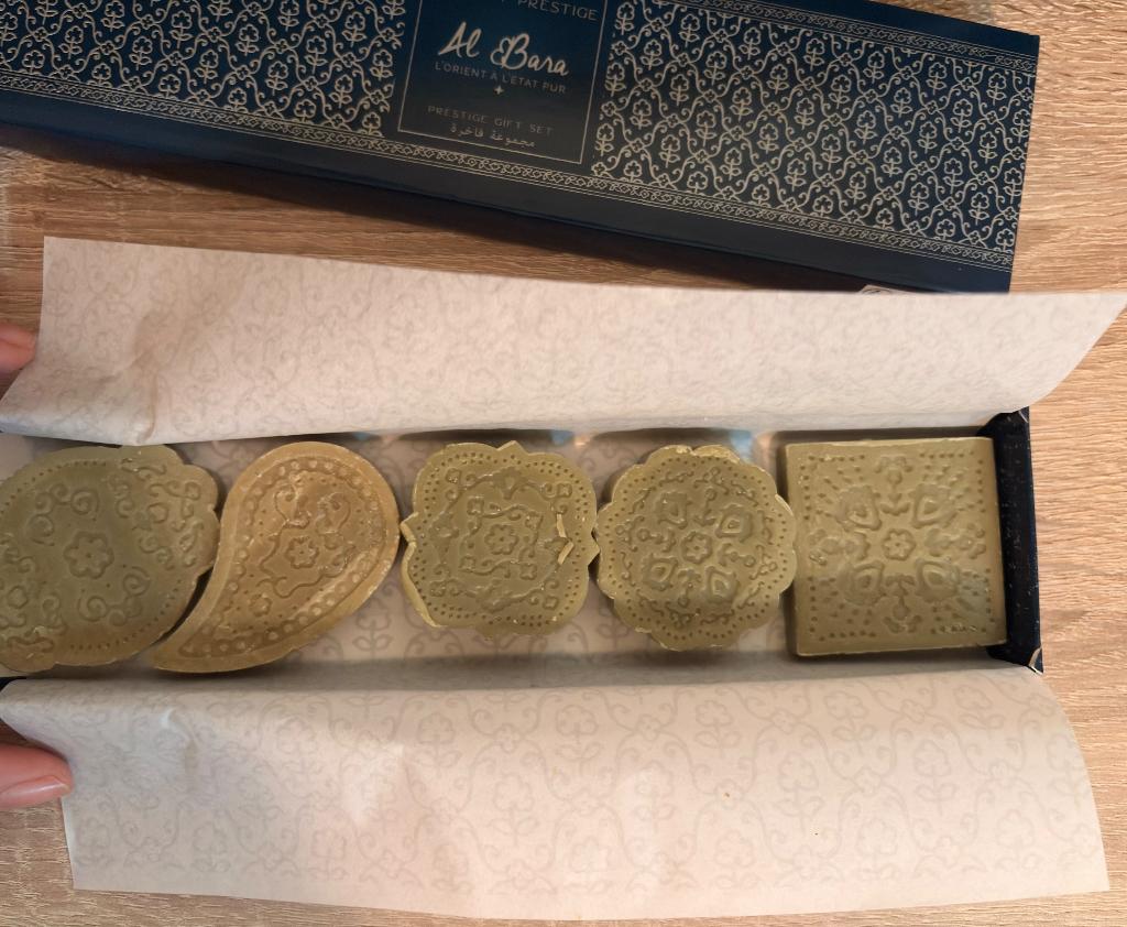 Al Bara Aleppo zeepdoos 5x20g, Ophalen, Nieuw, Bad & Douche