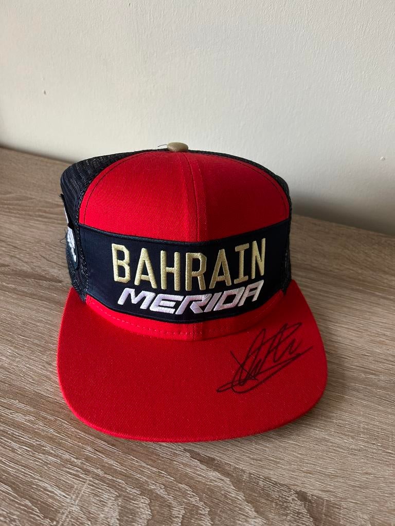 Pet Bahrain Merida gesigneerd, Fietsen en Brommers, Ophalen of Verzenden, Zo goed als nieuw