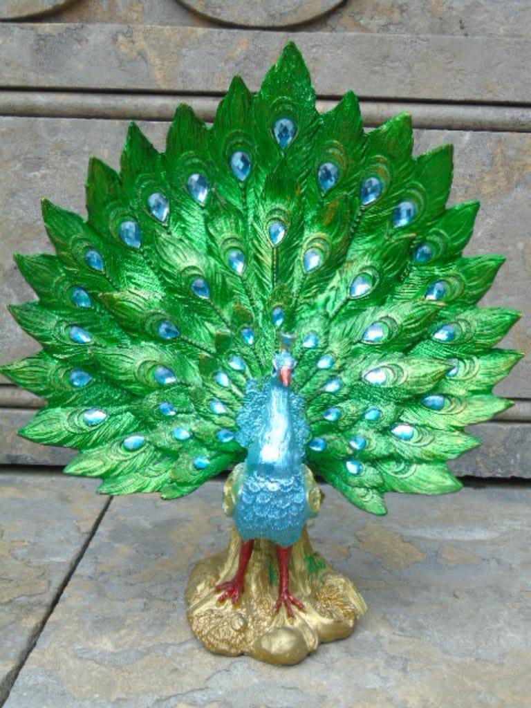 un paon plumes ouverte avec brillants , nouveau !!, Maison & Meubles, Enlèvement, Neuf