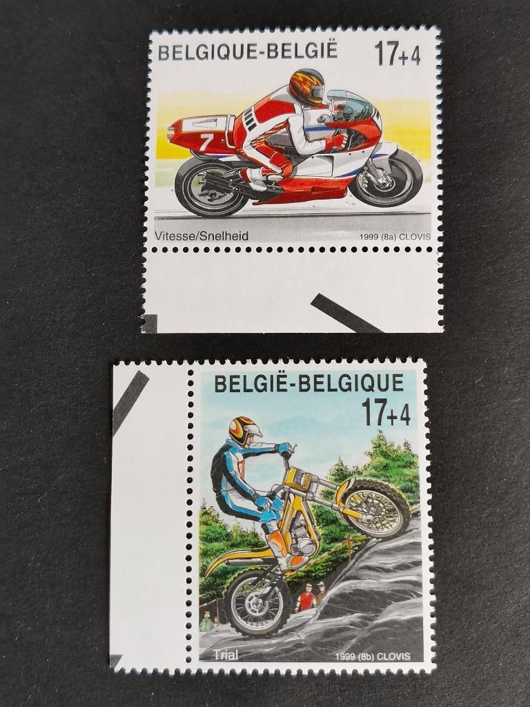 Belgie 1999 - sport - motorsport - toeslagzegels **, Ophalen of Verzenden, Postfris, Sport