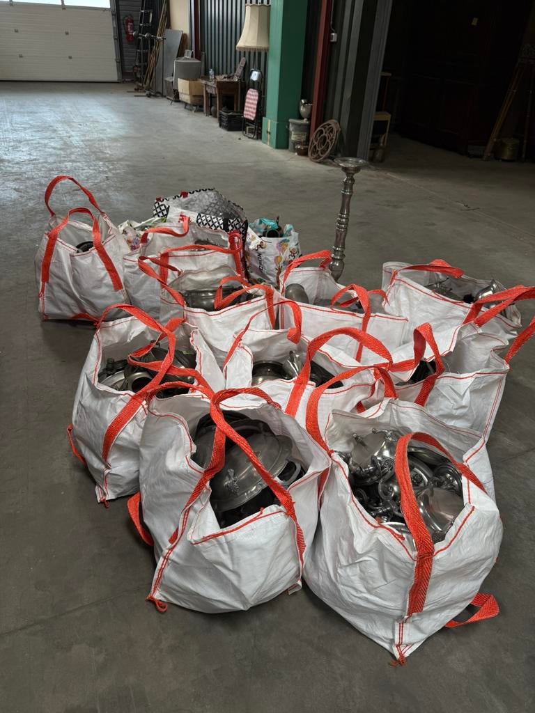 Tin en verzilverd bestek etc. aankoop 21-01-2026, Antiek en Kunst, Antiek | Tin, Ophalen of Verzenden