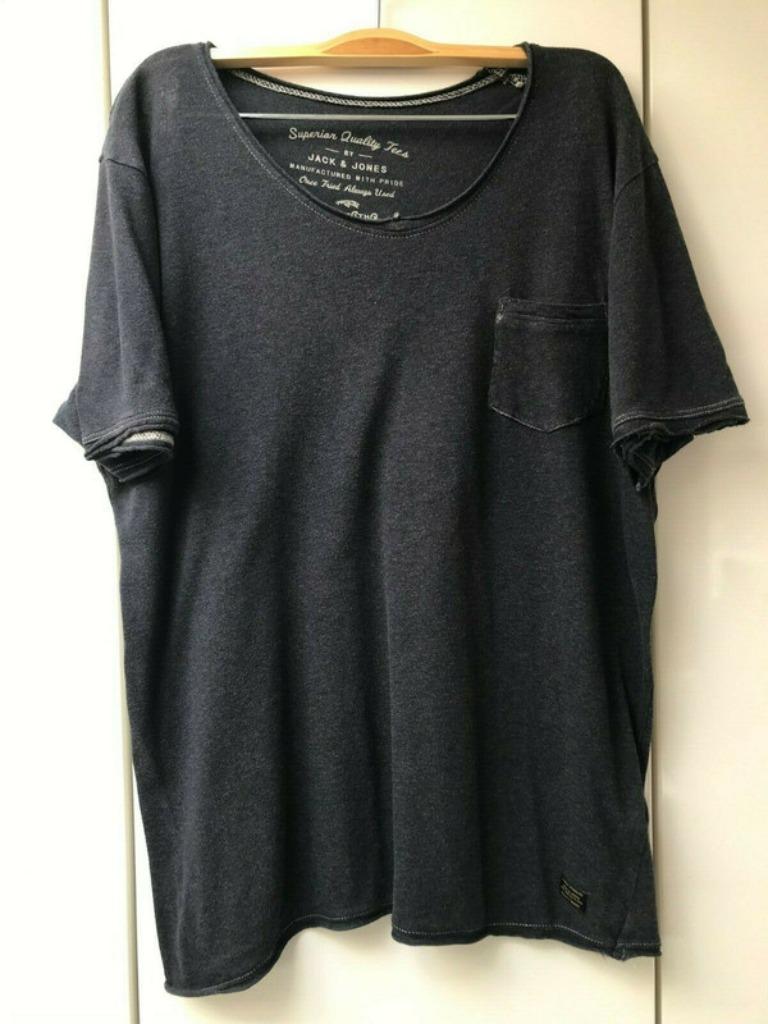 Jack & Jones grijs T-shirt - Maat S*, Kleding | Heren, T-shirts, Ophalen of Verzenden, Grijs, Gedragen, Jack & Jones