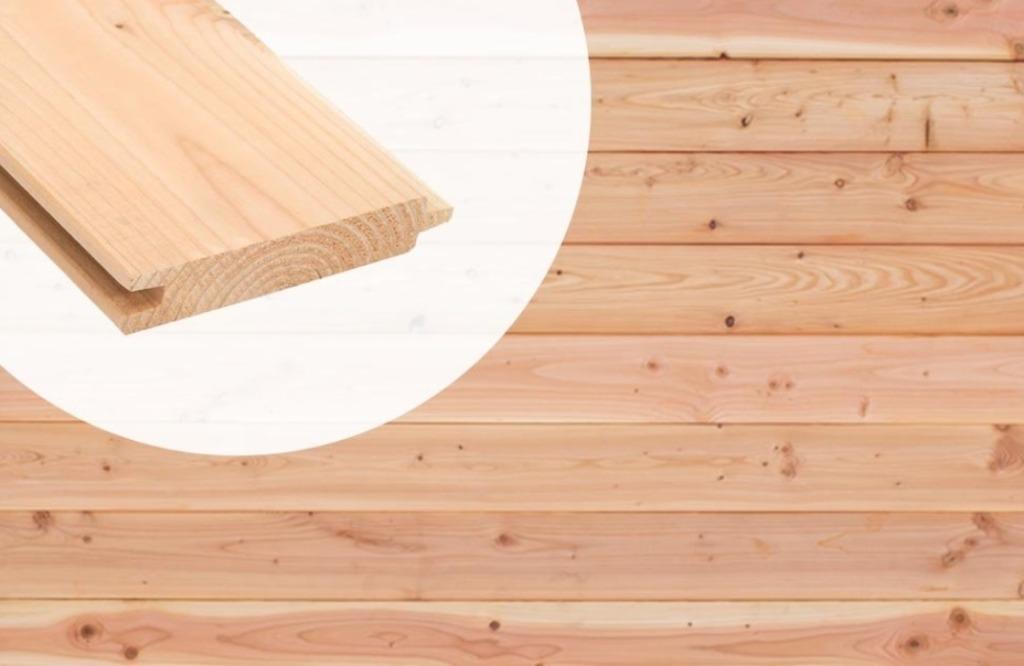 ACTIE : Douglas planken / planchette / Rabat 18x130mm, Doe-het-zelf en Bouw, Minder dan 25 mm, Nieuw, Ophalen of Verzenden, Plank