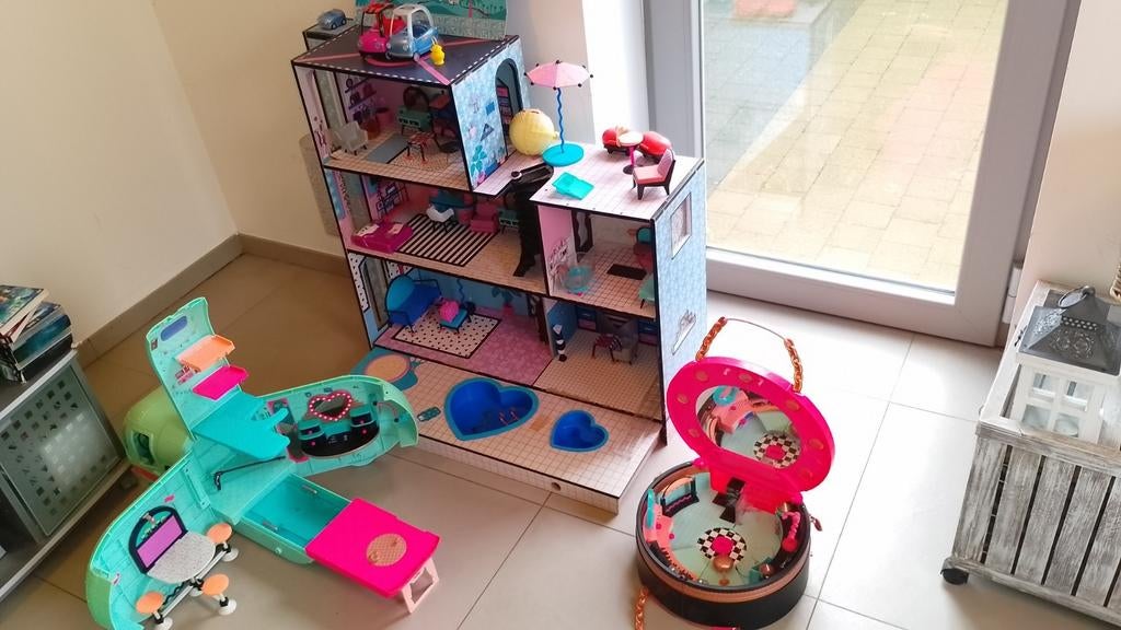 Pakket lol huis glamper kapsalon, Enlèvement, Comme neuf