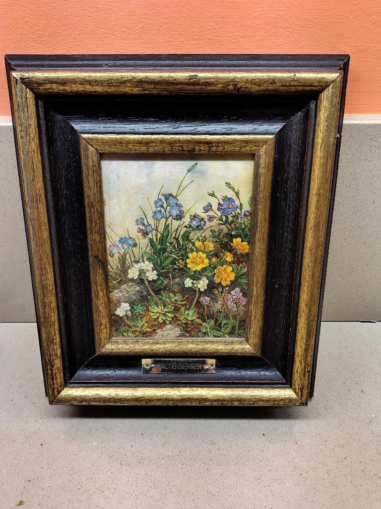 Schilderij bloemen, Antiek en Kunst, Kunst | Schilderijen | Klassiek, Ophalen