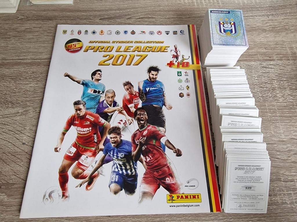 Panini Pro League 2017 VOLLEDIG!, Ophalen of Verzenden, Zo goed als nieuw