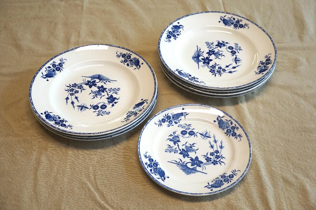 Assiettes Boch - Grand bouquet, Enlèvement