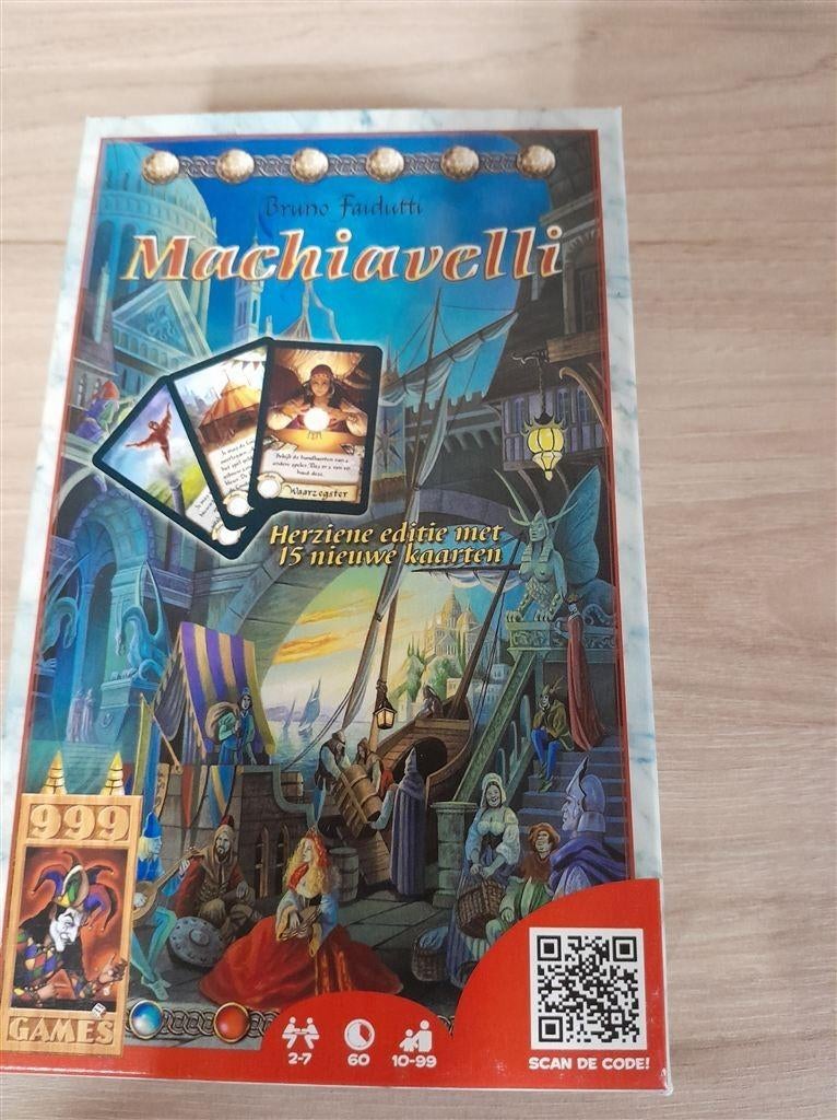 Machiavelli - herziene editie - 999 games - s3879, Hobby en Vrije tijd, Gezelschapsspellen | Bordspellen, Zo goed als nieuw, Verzenden