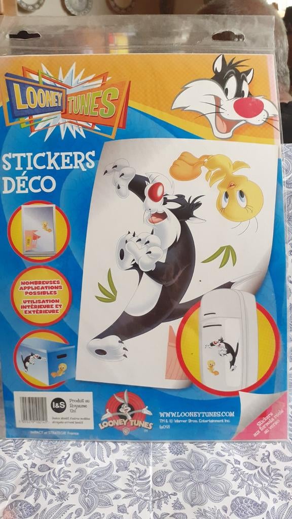 stickers plastifier decoratif titi et gros minet, Hobby en Vrije tijd, Stickers en Plaatjes, Nieuw, Meerdere stickers, Ophalen of Verzenden